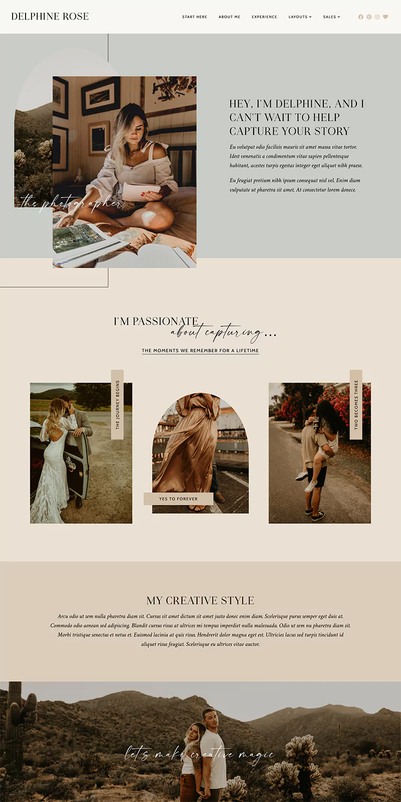 Delphine WordPress Theme