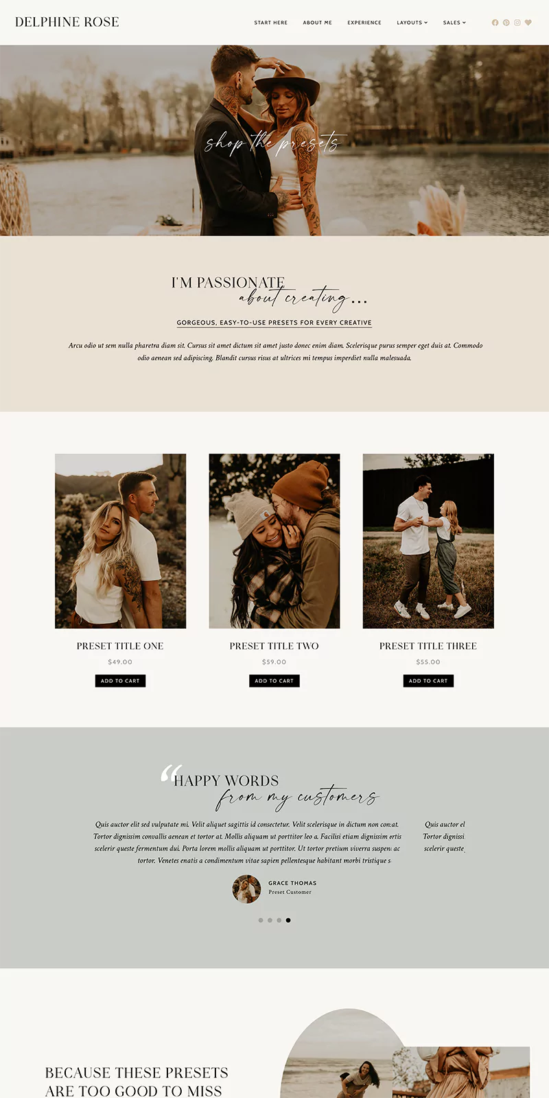 Delphine WordPress Theme