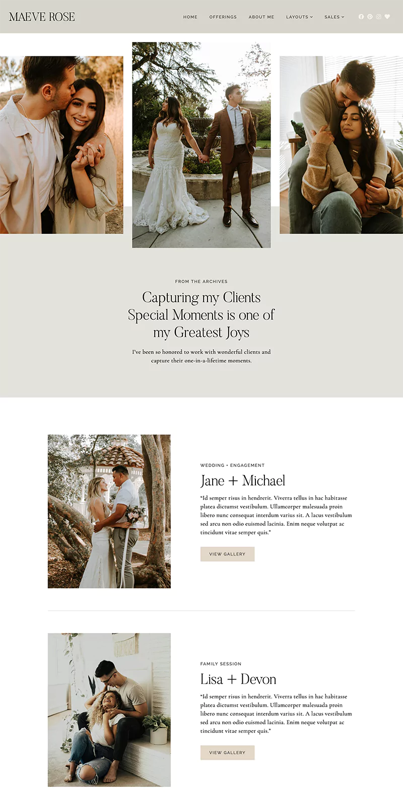 Maeve WordPress Theme