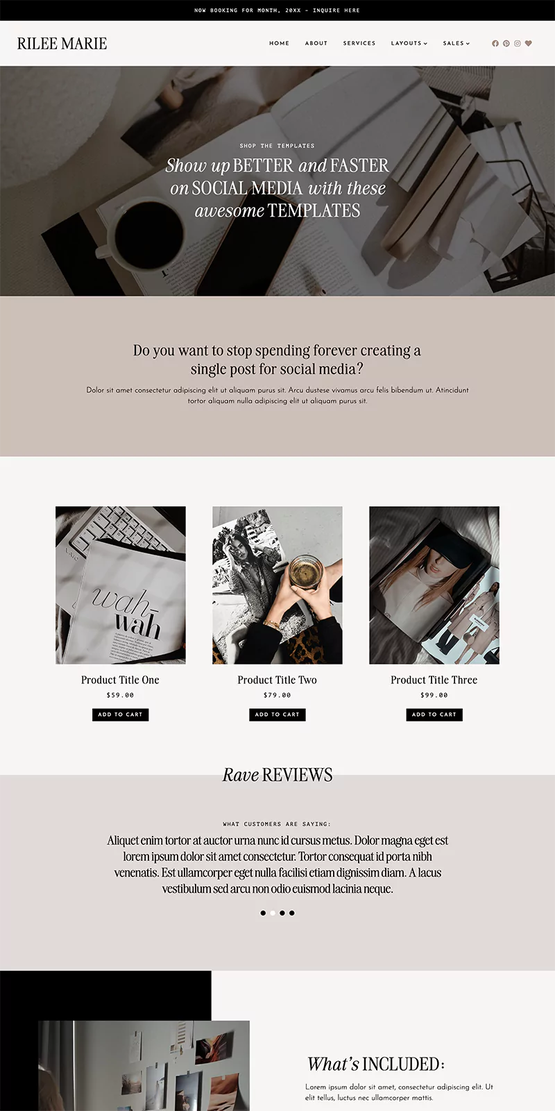 Rilee WordPress Theme